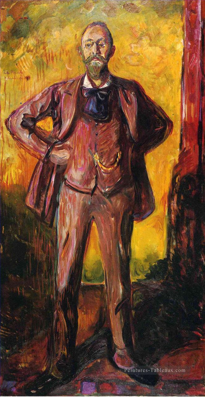 professeur daniel jacobson 1909 Edvard Munch Peintures à l'huile